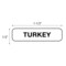 Nevs Turkey Label 1/2" x 1-1/2" DIET-573 - alternate 2